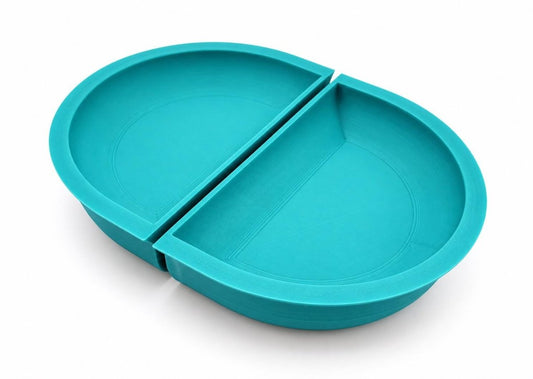 SureFeed® Whisker Fatigue / Whisker Shyness Half Bowl (2 halves) - Purrposeful Prints