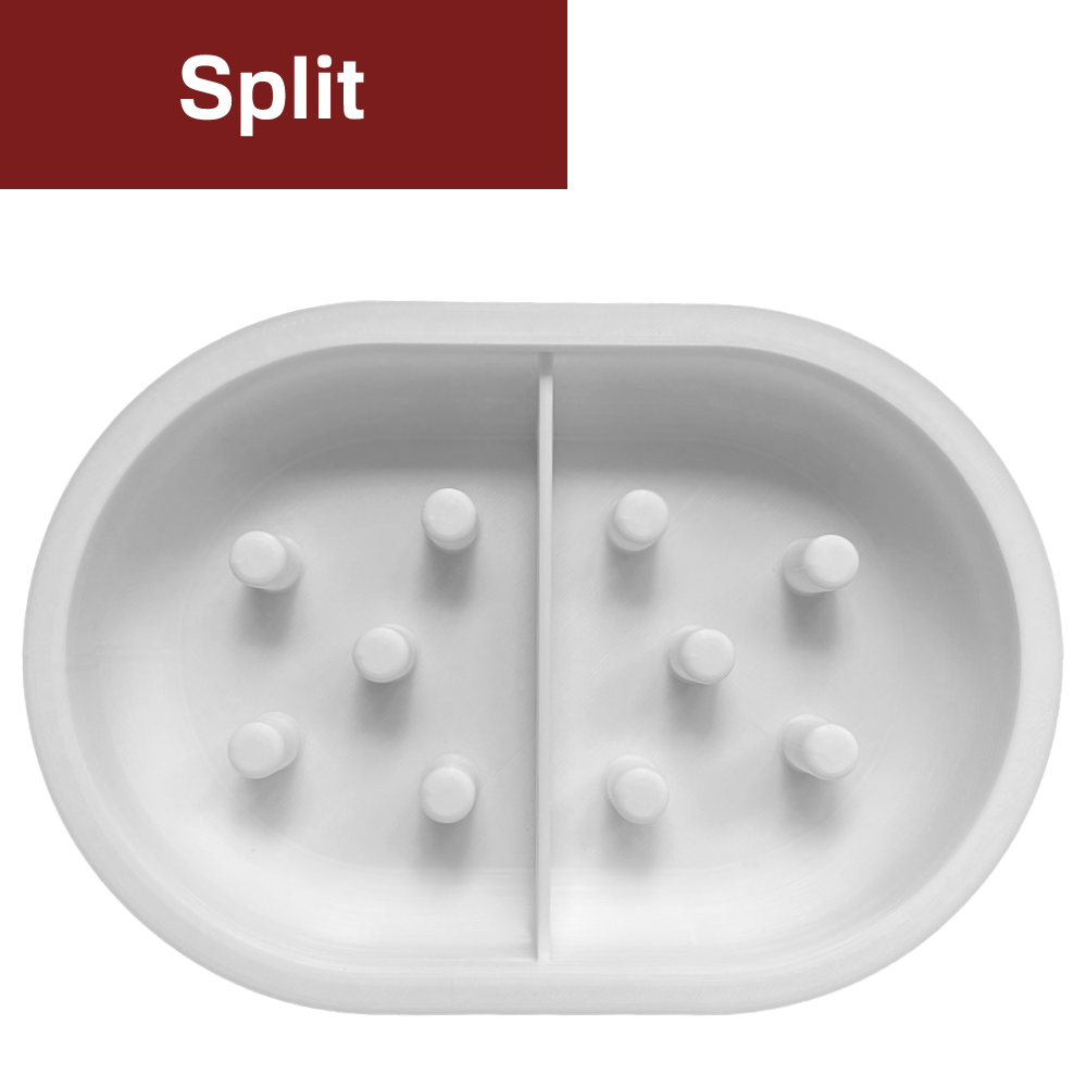 SureFeed® Microchip Feeder Slow Feed Bowl Split - Purrposeful Prints