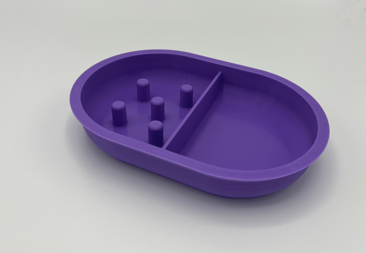 SureFeed® Microchip Feeder Slow Feed Bowl Split - Purrposeful Prints