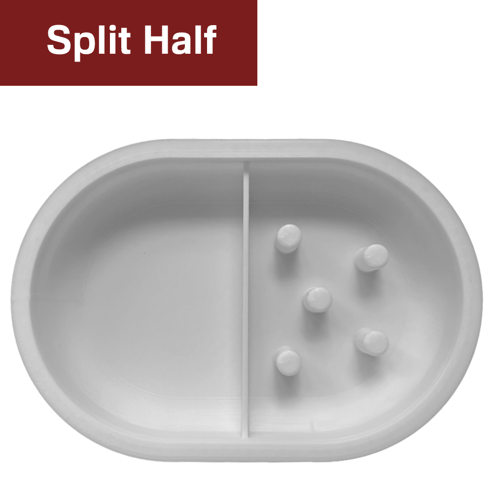 SureFeed® Microchip Feeder Slow Feed Bowl Split - Purrposeful Prints