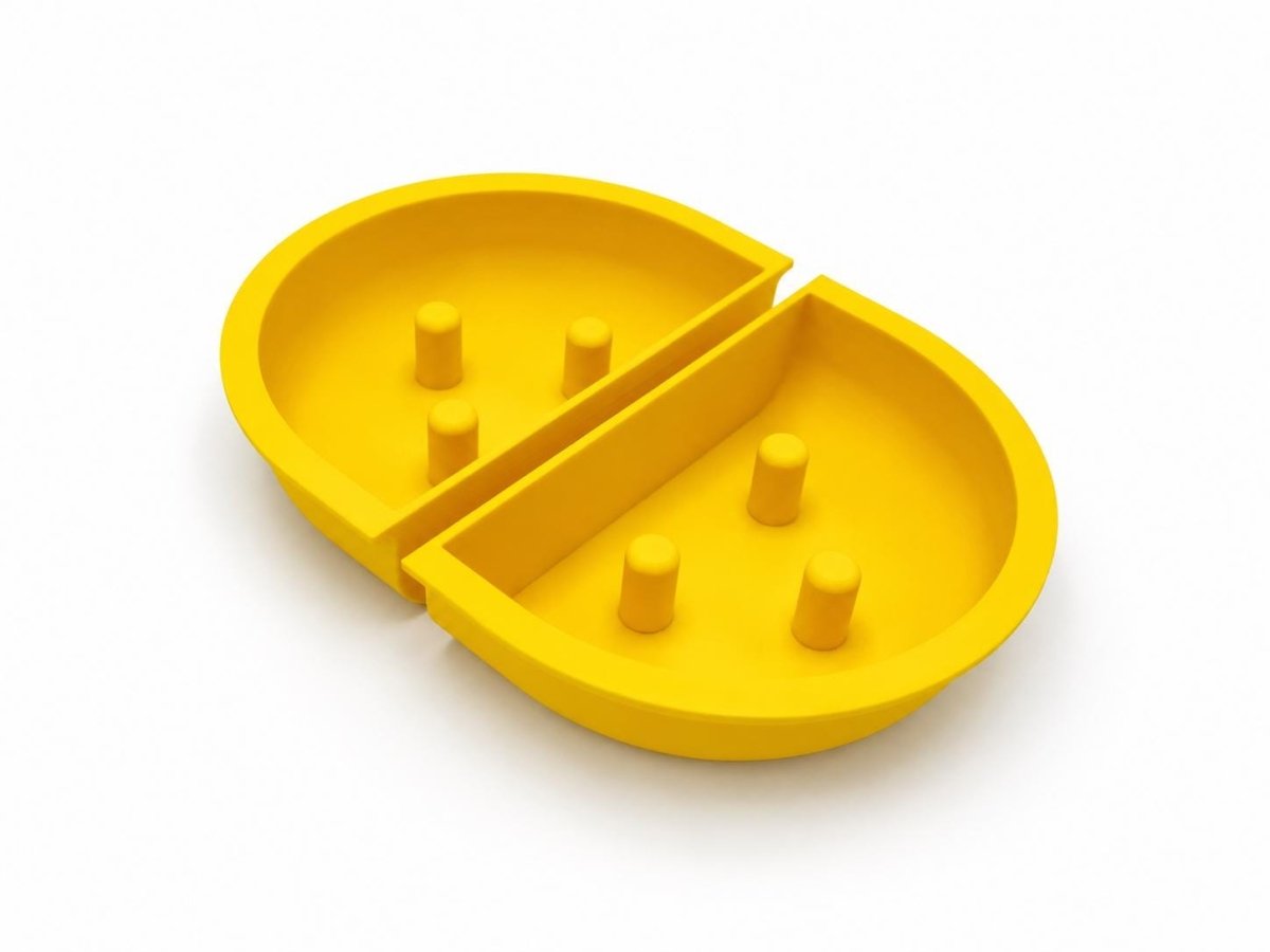 SureFeed® Slow Feed Half Bowl (2 halves) - Purrposeful Prints