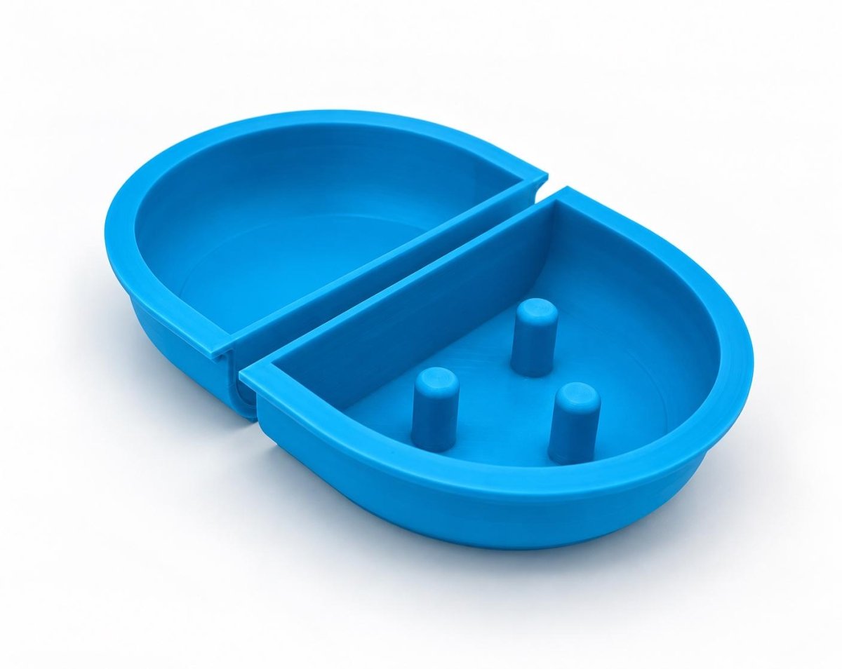 SureFeed® Slow Feed Half Bowl (2 halves) - Purrposeful Prints